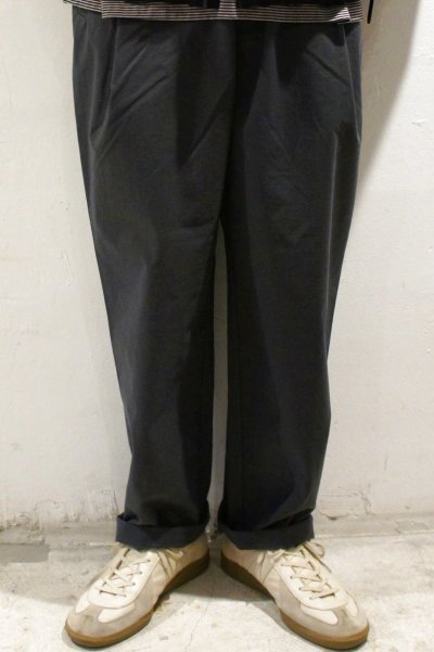 画像1: STILL BY HAND　NYLON OX EASY PANTS(SLATE GREY)