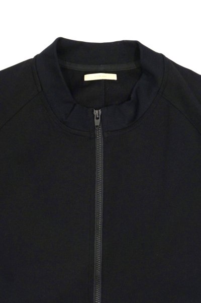 画像2: LAMOND　STAND NECK SILKY BLOUSON(BLACK)