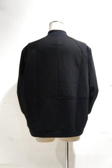 他の写真1: LAMOND　STAND NECK SILKY BLOUSON(BLACK)