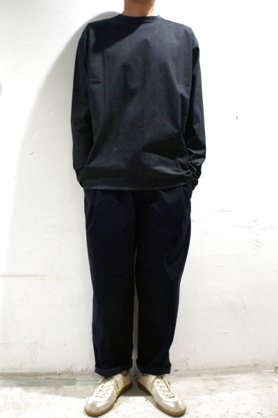 画像3: LAMOND　TRICOT WIDE LONG TEE(CHARCOAL杢)