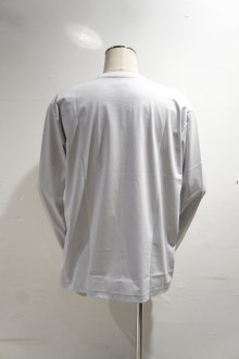 他の写真1: LAMOND　TRICOT WIDE LONG TEE(WHITE GRAY)