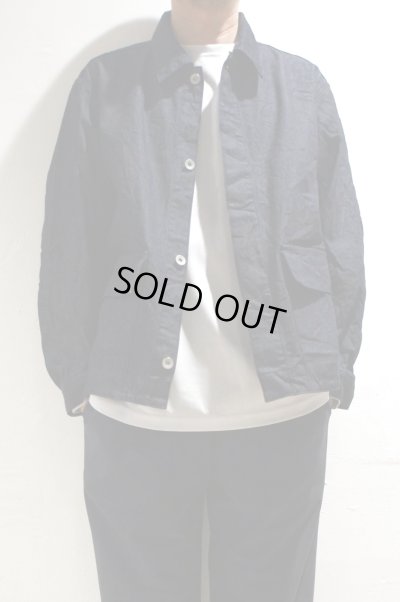 画像1: STILL BY HAND　DENIM JACKET(NAVY)