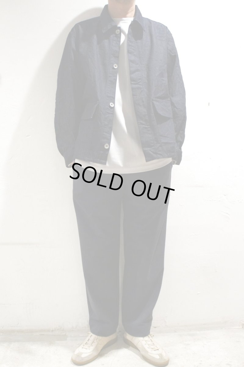 画像2: STILL BY HAND　DENIM JACKET(NAVY) (2)