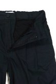 画像4: STILL BY HAND　GARMENT DYED COTTON EASY SLACKS(INK BLACK) (4)