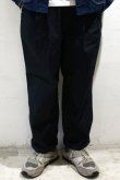 画像6: STILL BY HAND　GARMENT DYED COTTON EASY SLACKS(INK BLACK) (6)
