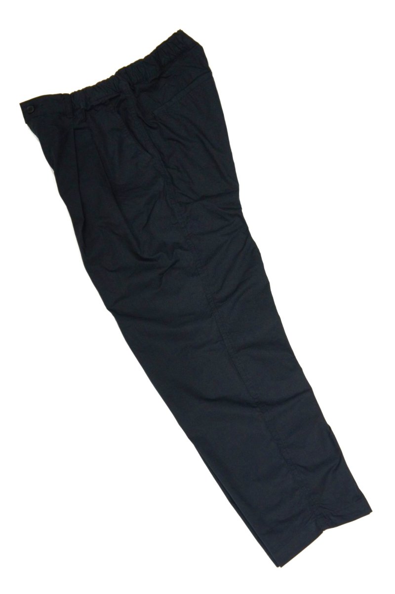 画像1: STILL BY HAND　GARMENT DYED COTTON EASY SLACKS(INK BLACK) (1)