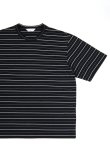 画像1: STILL BY HAND　BORDER S/S T-SHIRT(BLACK×WHITE)SALE！ (1)