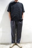 画像3: STILL BY HAND　BORDER S/S T-SHIRT(BLACK×WHITE)SALE！ (3)