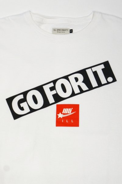 画像5: ILL ONE EIGHTY　" GO FOR IT" S/S TEE（WHITE）