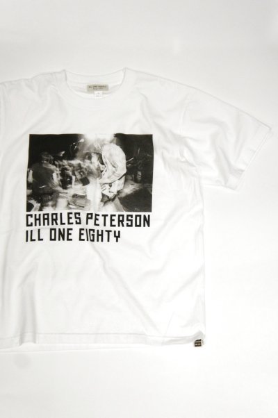 画像4: ILL ONE EIGHTY　"CHARLES PETERSON" S/S TEE(HUB2 KURT)（WHITE）