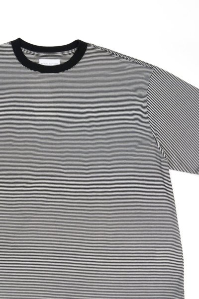 画像2: MANUAL ALPHABET　MINI BORDER WIDE S/S TEE（BLACK）SALE！