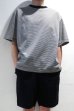 画像3: MANUAL ALPHABET　MINI BORDER WIDE S/S TEE（BLACK） (3)