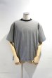 画像2: MANUAL ALPHABET　MINI BORDER WIDE S/S TEE（BLACK） (2)