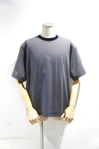 画像3: MANUAL ALPHABET　MINI BORDER WIDE S/S TEE（NAVY）
