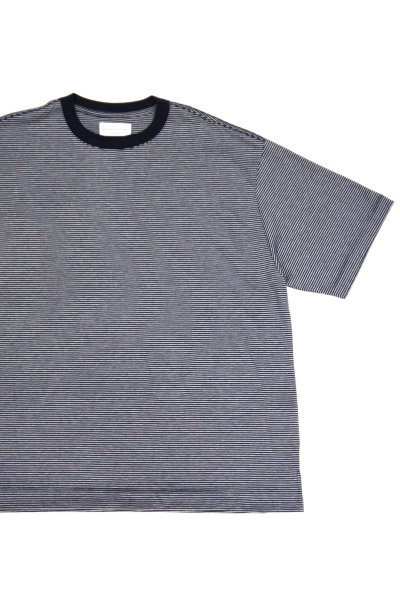 画像4: MANUAL ALPHABET　MINI BORDER WIDE S/S TEE（NAVY）