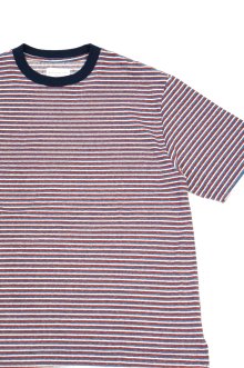 他の写真2: MANUAL ALPHABET　MULTI BORDER S/S TEE（NAVY/WINE）