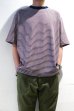 画像4: MANUAL ALPHABET　MULTI BORDER S/S TEE（NAVY/WINE） (4)