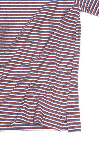 画像3: MANUAL ALPHABET　MULTI BORDER S/S TEE（NAVY/WINE）SALE！
