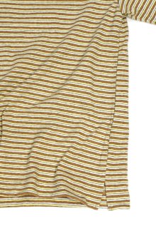 他の写真3: MANUAL ALPHABET　MULTI BORDER S/S TEE（YELLOW/BROWN）