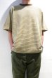 画像2: MANUAL ALPHABET　MULTI BORDER S/S TEE（YELLOW/BROWN） (2)