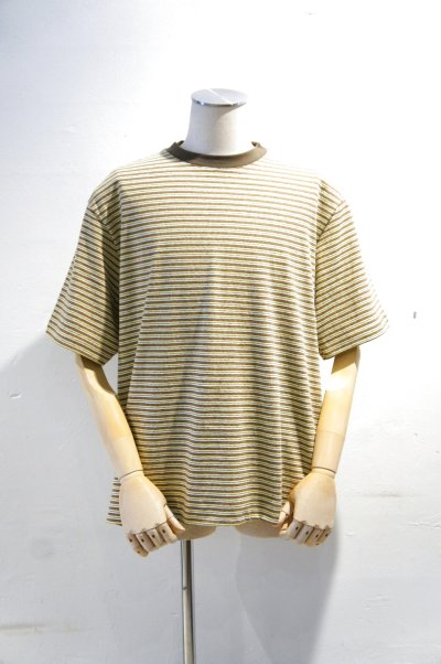 画像3: MANUAL ALPHABET　MULTI BORDER S/S TEE（YELLOW/BROWN）