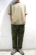 画像1: MANUAL ALPHABET　MULTI BORDER S/S TEE（YELLOW/BROWN） (1)