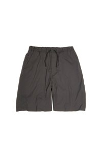 STILL BY HAND　NYLON EASY SHORTS（CHARCOAL BROWN）
