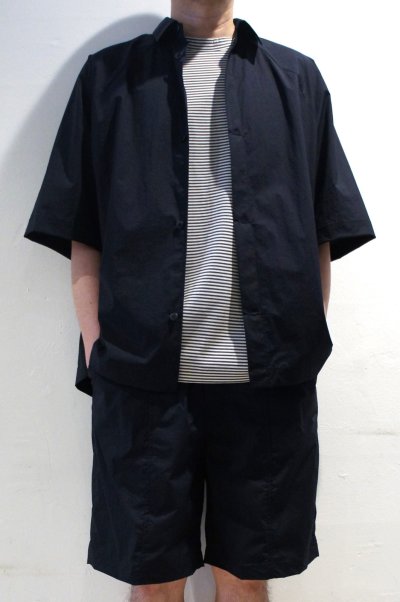 画像3: STILL BY HAND　NYLON S/S SHIRT（NAVY）