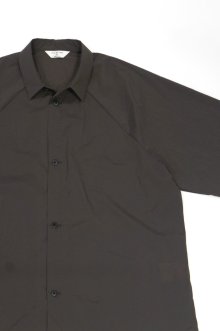 他の写真2: STILL BY HAND　NYLON S/S SHIRT（CHARCOAL BROWN）
