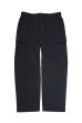画像1: LAMOND　DRY TOUCH KERSEY CARGO PANTS(BLACK) (1)