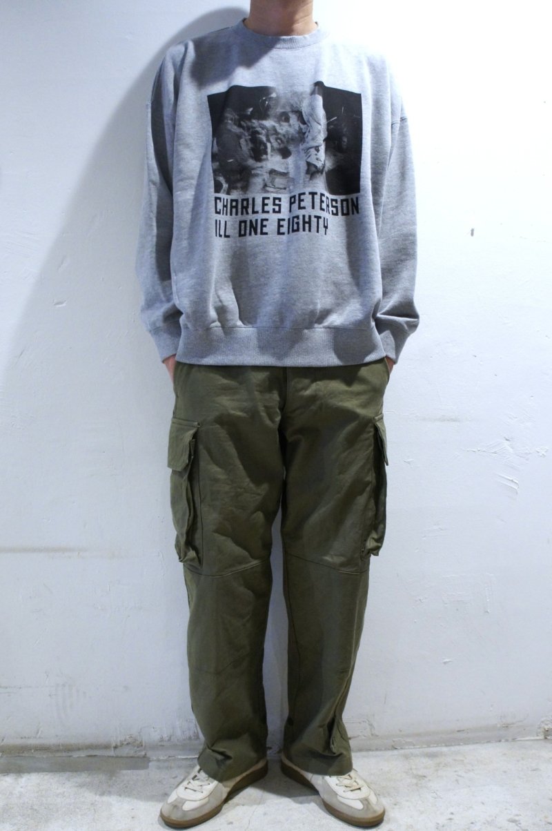 画像5: ILL ONE EIGHTY　"CHARLES PETERSON" SWEAT SHIRT B(H.GRAY) (5)