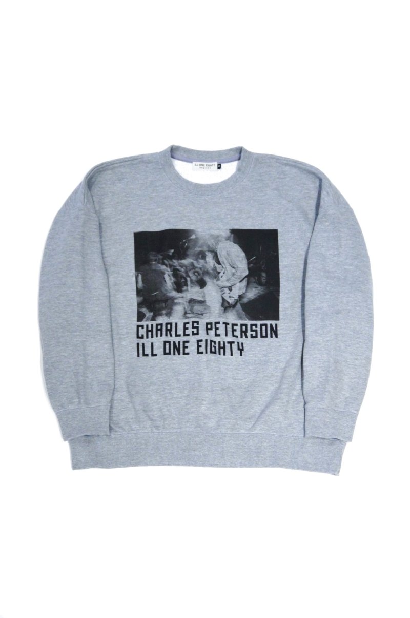 画像1: ILL ONE EIGHTY　"CHARLES PETERSON" SWEAT SHIRT B(H.GRAY) (1)