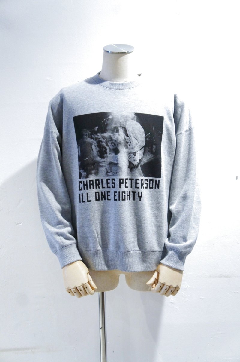 画像4: ILL ONE EIGHTY　"CHARLES PETERSON" SWEAT SHIRT B(H.GRAY) (4)