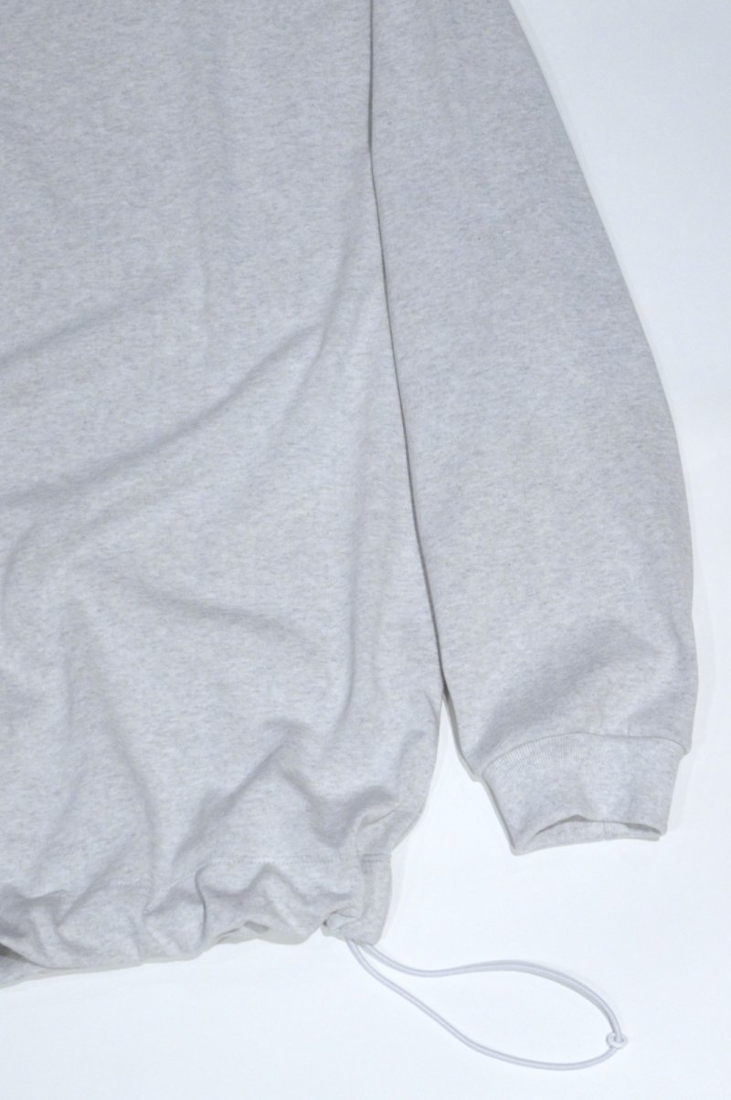 画像3: LAMOND DRAWST MOCK NECK L/S TEE(OATMEAL)