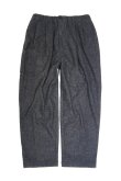 画像4: STILL BY HAND　SILK NEP WOOL EASY SLACKS(BROWN) (4)