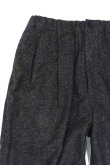 画像5: STILL BY HAND　SILK NEP WOOL EASY SLACKS(BROWN) (5)