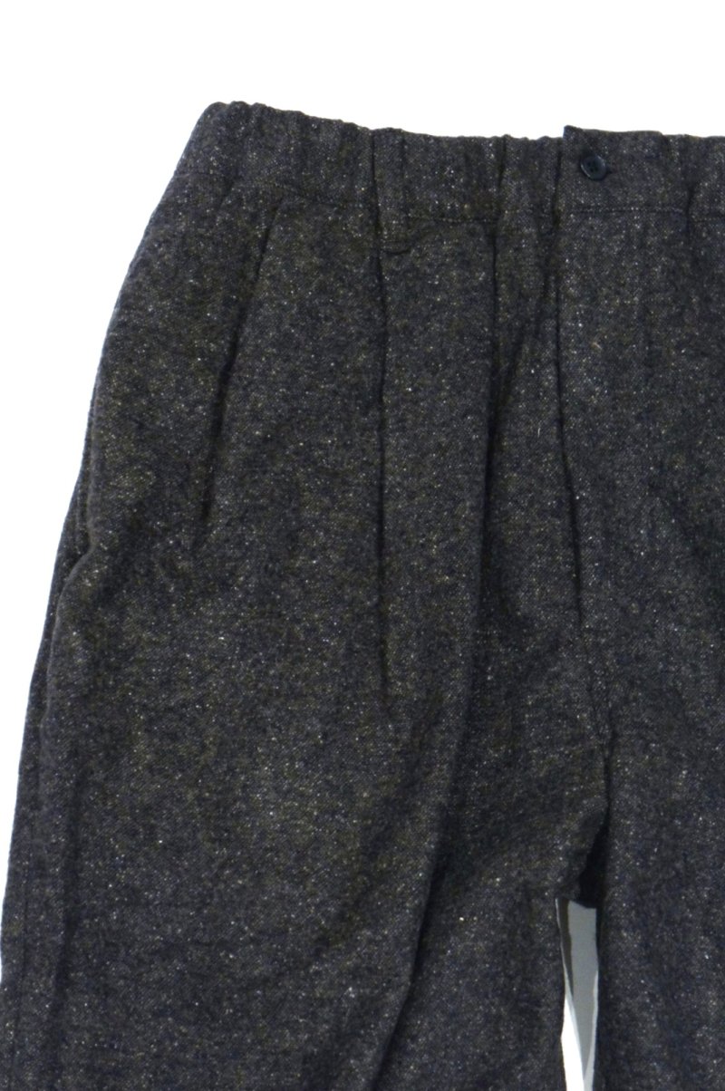 画像5: STILL BY HAND　SILK NEP WOOL EASY SLACKS(BROWN) (5)
