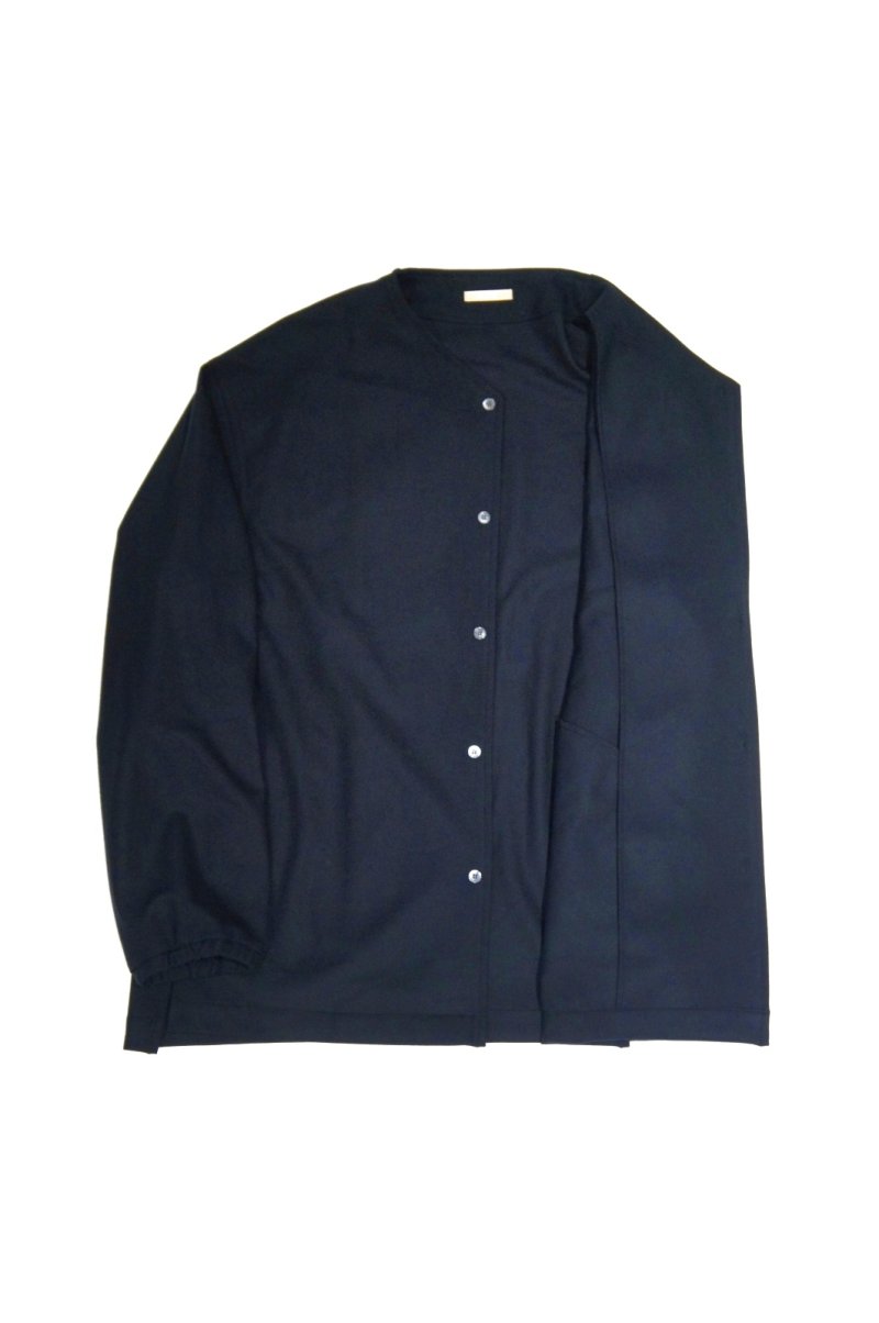 画像3: LAMOND CASHMERE TOUCH SHIRT JACKET(BLACK)