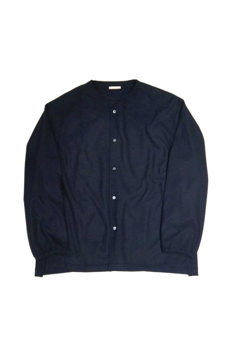 画像1: LAMOND　CASHMERE TOUCH SHIRT JACKET(BLACK) (1)