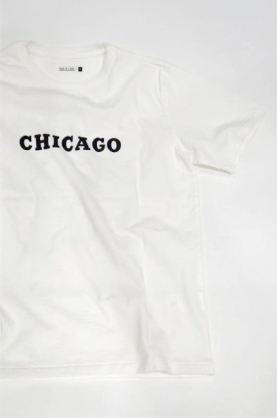 画像2: CAL O LINE　"CHICAGO" MAP T-SHIRT（WHITE）