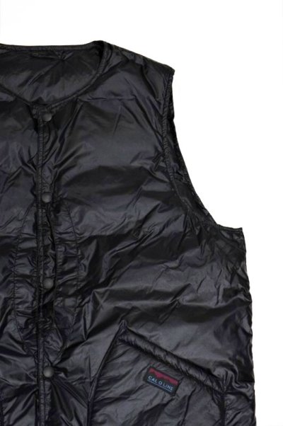 画像2: CAL O LINE × NANGA　BLACK HOLE DOWN VEST（BLACK）