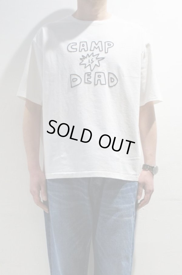 画像1: CAL O LINE　"CAMP IS DEAD"  T-SHIRT（WHITE） (1)