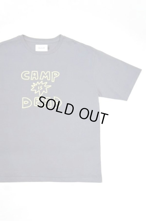 画像1: CAL O LINE　"CAMP IS DEAD"  T-SHIRT（CHARCOAL） (1)