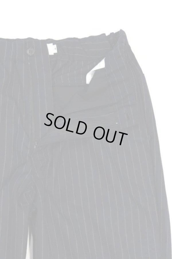 画像4: STILL BY HAND　T/W EASY SLACKS(NAVY STRIPE) (4)