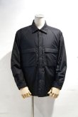 画像4: STILL BY HAND　MICRO RIP PADDED SHIRT(BLACK) (4)