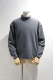 画像3: have a good day　Boa fleece mockneck loose l/s tee（L-blue） (3)