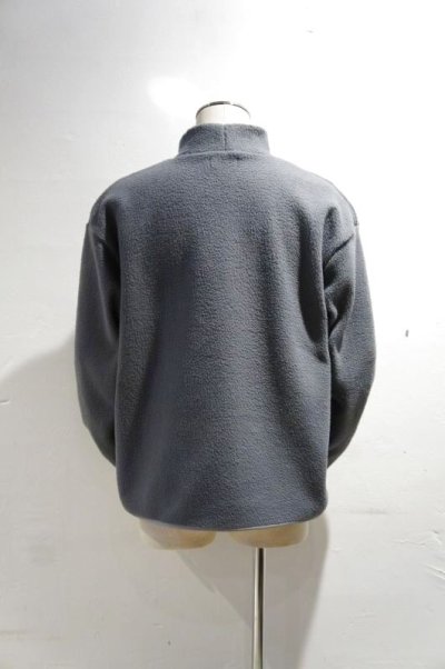 画像1: have a good day　Boa fleece mockneck loose l/s tee（L-blue）