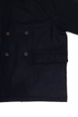 画像4: STILL BY HAND　WOOL PADDED PEA COAT(NAVY) (4)