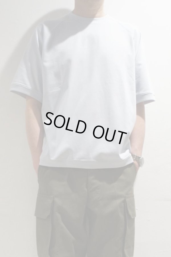 画像1: STILL BY HAND　SWEAT LIKE S/S T-SHIRT(ICE BLUE) (1)