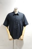 画像3: STILL BY HAND　COTTON S/S SHIRT(BLUE CHARCOAL) (3)